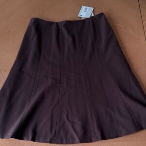 Liz Claiborne Chocolate A-Line Skirt